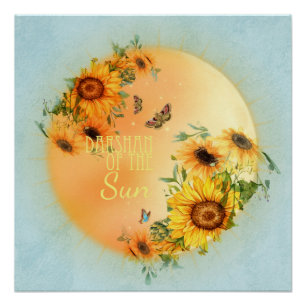 DARSHAN van de zon - Poster Perfect Poster