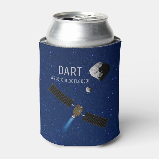 DART Asteroïde Deflecterende ruimtevaartuigen Blikjeskoeler (Blikje Voorkant)