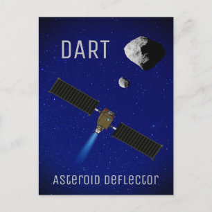 DART Asteroïde Deflecterende ruimtevaartuigen Briefkaart