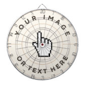 Dart Board - Aangepast (voeg afbeelding/tekst toe) Dartbord (Voorkant)