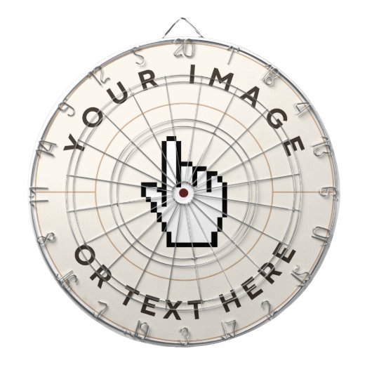 Dart Board - Aangepast (voeg afbeelding/tekst toe) Dartbord (Voorkant)