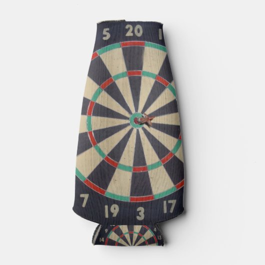 Dart_Board_Bulls_Eye,_Stubby_Holder Flesjeskoeler (Voorkant)