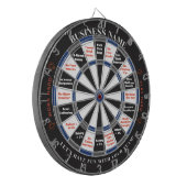 Dart Board Custom voor Bedrijf van Boss naar Perso Dartbord (Voorkant Links)