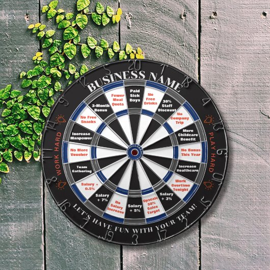 Dart Board Custom voor Bedrijf van Boss naar Perso Dartbord