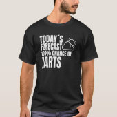 Dart board dart arrow darts tournament darts sayin t-shirt (Voorkant)