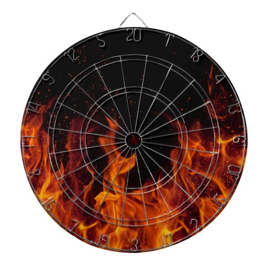 Dart Board/Flames Dartbord (Voorkant)