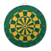 Dart Board: Goud, groen en donkergroen Dartbord (Voorkant)