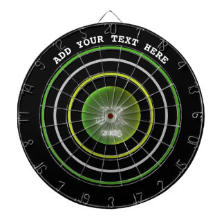 Dart Board Groene Gele Cirkels JK 2025 Dartbord