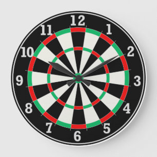 Dart Board-klok Grote Klok