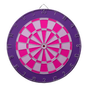 Dart Board: Licht Paars, roze en donker Paars Dartbord