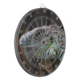 Dart Board met hoofd van de kleurrijke Iguana hage Dartbord (Voorkant Links)