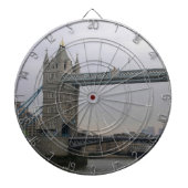 Dart Board met Tower Bridge over de Theems Dartbord (Voorkant)