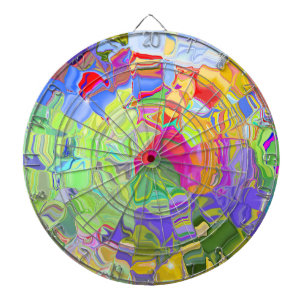 Dart Board met vloeibare kleuren Dartbord