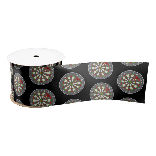 Dart Board op zwart Lint (Spoel)