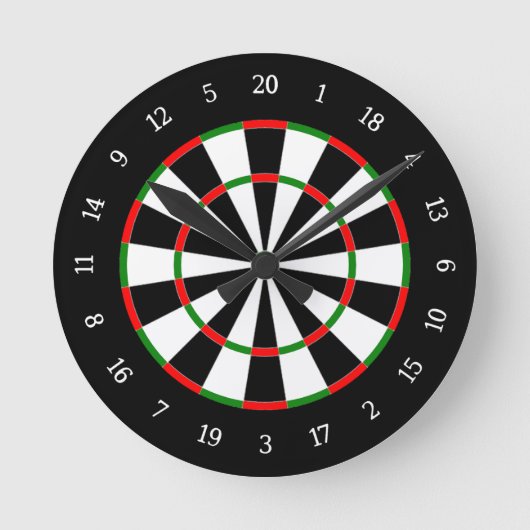 Dart Board Ronde Klok (Voorkant)