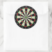 Dart Board Ronde Sticker (Tas)