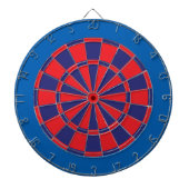 Dart Board: Rood, zeemacht en blauw Dartbord (Voorkant)