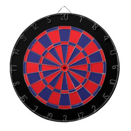 Dart Board: rood, zeemacht en zwart Dartbord