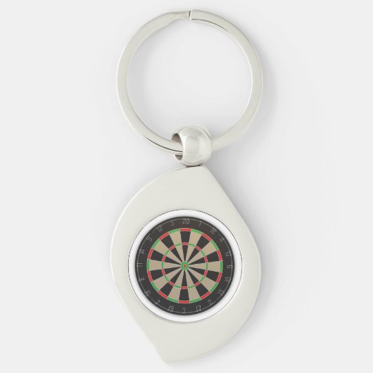 Dart Board Sleutelhanger (Voorkant)