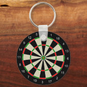 Dart Board Sleutelhanger (Achterkant)