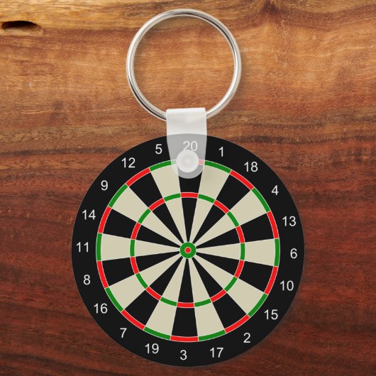 Dart Board Sleutelhanger (Voorkant)
