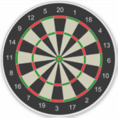 Dart Board Sticker (Voorkant)