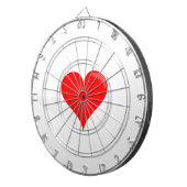 Dart Board van valentijn Dartbord (Voorkant Rechts)