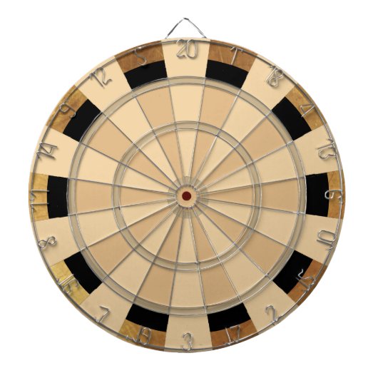 Dart Board voor bruine en tan Combo Regulation Dartbord (Voorkant)