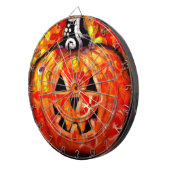 Dart Board - Whimsical Halloween Jack O Lantern Dartbord (Voorkant Rechts)