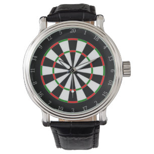 Dart Board wijzerplaat horloge