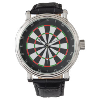 Dart Board wijzerplaat horloge