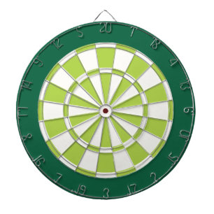 Dart Board: Wit, Limoen en groen Dartbord
