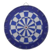 Dart Board: zilver grijs, blauw en zeemacht Dartbord (Voorkant)