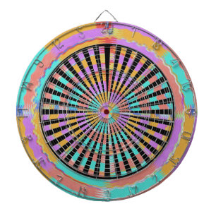 DART Chakra - Black n Blue Wheels Fan-scherm Dartbord