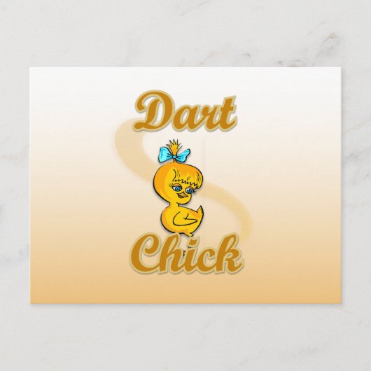 Dart Chick Briefkaart (Voorkant)