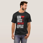 Dart Darts Player Aim Miss Sweat Répétition (Devant entier)