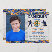 Dart Foto Militair Verjaardagsfeestje Camo Soldate Kaart (Voorkant / Achterkant)