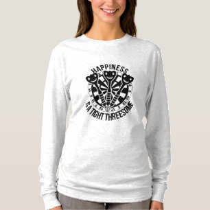 Dart Geluk is een zwaar triootje T-shirt