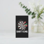 Dart King Best Darts Player Visitekaartje (Staand voorkant)