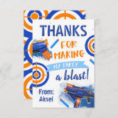 Dart Party - Bedankt voor je creditcard | Dart Bir (Voorkant / Achterkant)