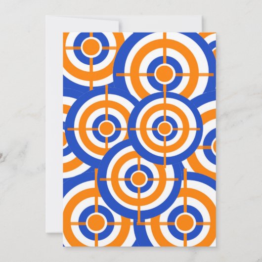 Dart Party Birthday Invitation | Dart-Pistool Kaart (Achterkant)