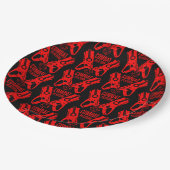 Dart Pistool Battle Verjaardag Papieren Bordje (Gekanteld)