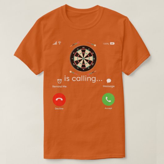 Dart Player Dartboard Kinder Magnetic Dart Board G T-shirt (Design voorkant)