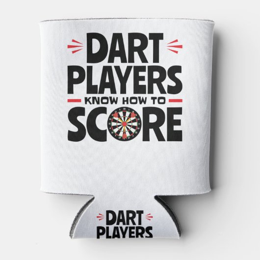 Dart Players Know How to Score Darts Blikjeskoeler (Voorkant)