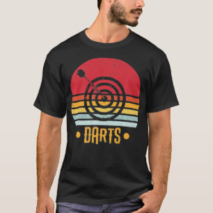 Dart Retro Darts Pijl Bullseye Darter T-shirt