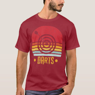 Dart Retro Darts Pijl Bullseye Darter T-shirt