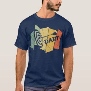 Dart Retro Darts Pijl Bullseye Darter T-shirt
