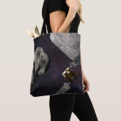 DART-ruimteschip en de Liciacube vóór de botsing Draagtas (Dichtbij)