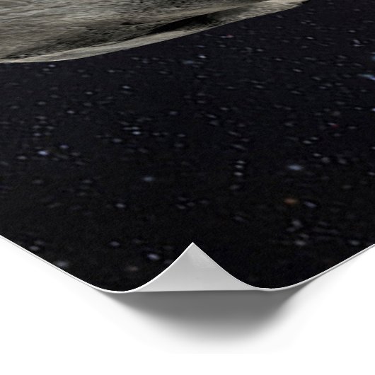 DART-ruimteschip en de Liciacube vóór de botsing Poster (Hoek)