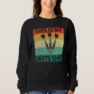 Dart sport speler Darter Dit is mijn darts Trui